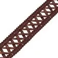 Taśma galonowa 27mm kolor brązowy 30mb