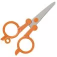 FISKARS 1005134 (9512) Nożyczki kieszonkowe, składane 11 cm