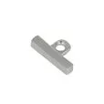 Guzik metalowy patyczek ozdobny 13mm 500szt.
