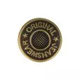 Guzik jeans 14mm stare złoto madis