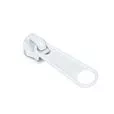 Suwak do taśmy suwakowej spiralnej #7 non-lock kolor biały 500szt.