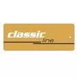 Etykiety firmowe classic line kolor złoty
