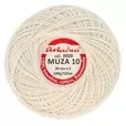 Kordonek Muza 10 100g 525m kolor 0000 naturalny