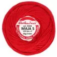 Kordonek Maja 5 50g 210m kolor 0344 czerwony