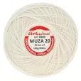 Kordonek Muza 20 100g 830m kolor 0000 naturalny