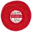 Kordonek Atłasek 30 10g 125m kolor 1548 czerwony