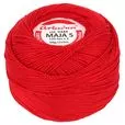 Kordonek Maja 5 50g 210m kolor 0344 czerwony