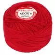 Kordonek Maja 8 50g 340m kolor 0345 czerwony