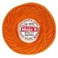 Kordonek Maja 8 50g 340m kolor 0332 pomarańczowy