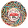 Kordonek Multi 10 50g 280m kolor 204 kolor niebieski-żółty-różowy-zielony