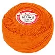 Kordonek Maja 5 50g 210m kolor 0332 pomarańczowy