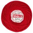 Kordonek Maja 5 50g 210m kolor 0345 czerwony
