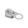 Suwak do taśmy suwakowej spiralnej #5 non-lock kolor szary 360szt.