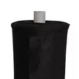 Dzianina poliestrowa szelkowa 250 g/m² kolor czarny 160 cm