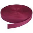 Taśma bawełniana jodełka 20mm kolor różowy ciemny 50mb