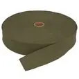 Taśma bawełniana 30mm płócienna kolor zielony khaki 50mb
