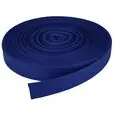 Taśma bawełniana jodełka 20mm kolor niebieski ciemny 50mb