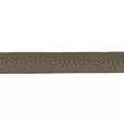 Taśma bawełniana/poliester mundurowa zdobiona 14mm kolor zielony khaki 100mb