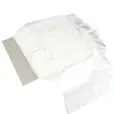 Frędzle cięte na taśmie 60mm kolor biały