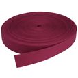 Taśma bawełniana jodełka 25mm kolor różowy ciemny 50mb