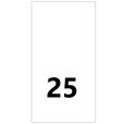 Wszywki rozmiarowe 25