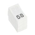 Wszywki rozmiarowe 58
