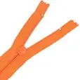 Zamek błyskawiczny #5 nierozdzielczy 14cm kolor pomarańczowy