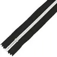 Zamek błyskawiczny #5 nierozdzielczy ozdobny 12cm kolor czarny