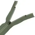 Zamek błyskawiczny #5 nierozdzielczy ozdobny 12cm kolor zielony khaki