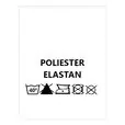 Wszywki surowcowo-ostrzegawcze POLIESTER ELASTAN 40° 20 x 22mm