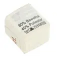 Wszywki surowcowo-ostrzegawcze 60% Bawełna 40% Poliester 30° 20 x 22mm