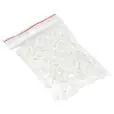 Kółka bieliźniane plastikowe 10 mm białe do biustonoszy, ramiączek, strojów kąpielowych op.100 szt.