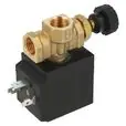 Elektrozawór kątowy 1/4" z regulatorem wydatku przepływu ROTONDI 3067006 oryginalny do wytwornicy pary Rotondi Mini 2, Rotondi Mini 3, Rotondi Mini 45