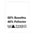 Wszywki surowcowo-ostrzegawcze 60% Bawełna 40% Poliester 30° 20 x 22mm
