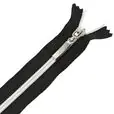 Zamek błyskawiczny #5 nierozdzielczy ozdobny 12cm kolor czarny