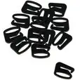 Zaczepy do ramiączek 11mm czarne – 100 szt.