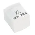 Wszywki przepis prania rozmiar XL Pranie 40° 20 x 22mm