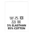 Wszywki surowcowo-ostrzegawcze 5% ELASTHAN 95% COTTON 30° B-So 054