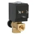 Elektrozawór kątowy 1/4" z regulatorem wydatku przepływu ROTONDI 3067006 oryginalny do wytwornicy pary Rotondi Mini 2, Rotondi Mini 3, Rotondi Mini 45