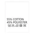 Wszywki surowcowo-ostrzegawcze 55% COTTON 45% POLYESTER 40° 20 x 22mm