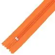 Zamek błyskawiczny #5 nierozdzielczy 14cm kolor pomarańczowy