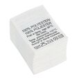 Wszywki surowcowo-ostrzegawcze 100% POLYESTER 100% POLIESTER 30° 20 x 28mm