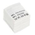 Wszywki surowcowo-ostrzegawcze 60% POLYESTER 40% VISCOSE 30° 20 x 22mm