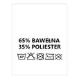 Wszywki surowcowo-ostrzegawcze 65% BAWEŁNA 35% POLIESTER 40° 20 x 22mm