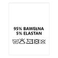 Wszywki surowcowo-ostrzegawcze 95% BAWEŁNA 5% ELASTAN 40° 20 x 22mm