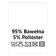 Wszywki surowcowo-ostrzegawcze 95% Bawełna 5% Poliester 40°