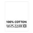 Wszywki surowcowo-ostrzegawcze 100% COTTON 30°20 x 22mm