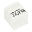 Wszywki surowcowo-ostrzegawcze 60% COTTON 40% POLYESTER 40° 20 x 22mm