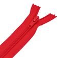 Zamek błyskawiczny #5 nierozdzielczy 14cm kolor czerwony