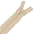 Zamek błyskawiczny #5 nierozdzielczy 12cm kolor beżowy